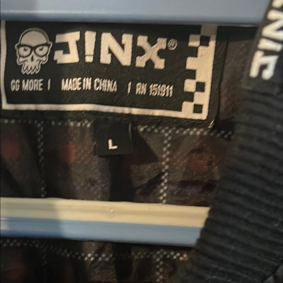 J!NX Men's Black Bomber Jacket with Skull Design - Picture 7 of 15